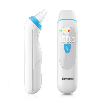 SURCOM factory medical home digital Forehead Ear infrared thermometer for baby and adult FDA approved